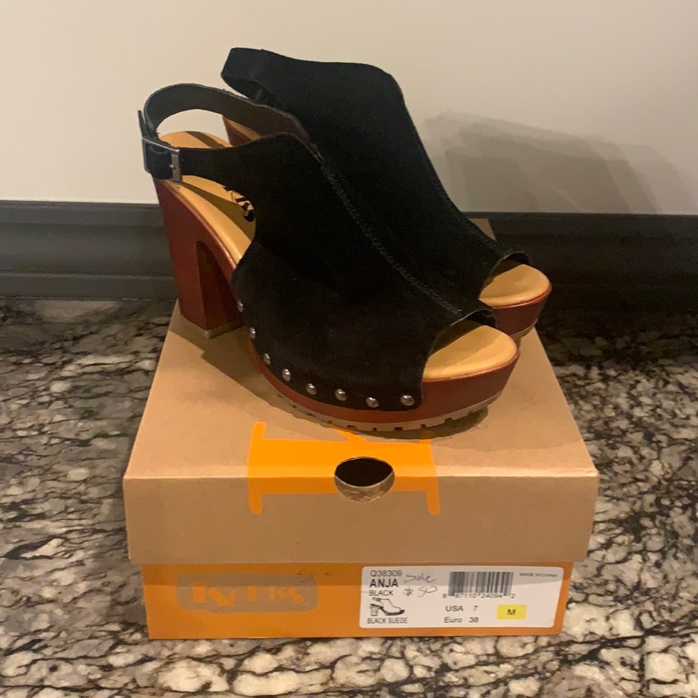 Korks black sandals